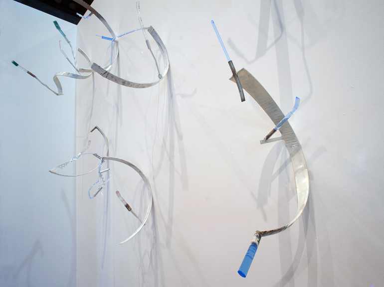 2009, ferro e acciaio verniciato, plexiglas colorato trattato, install.misure variabili