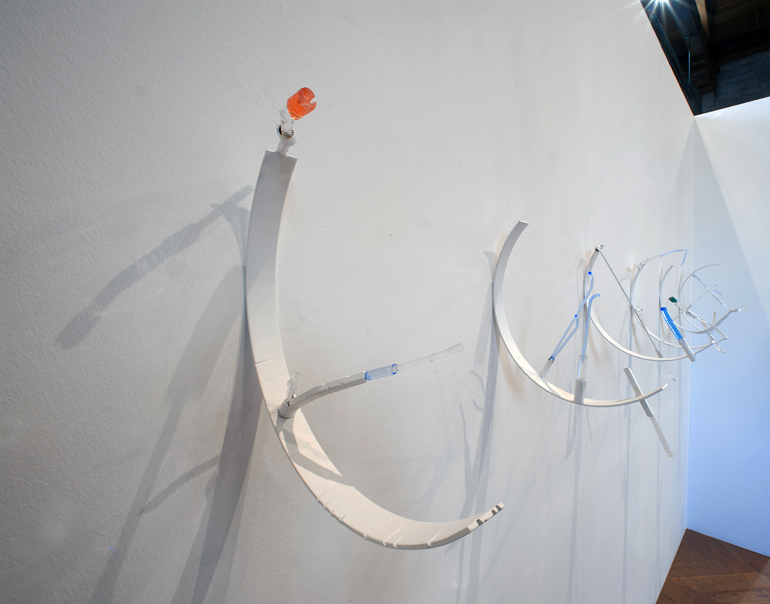 2014, ferro verniciato, plexiglas colorato trattato, install.misure variabili